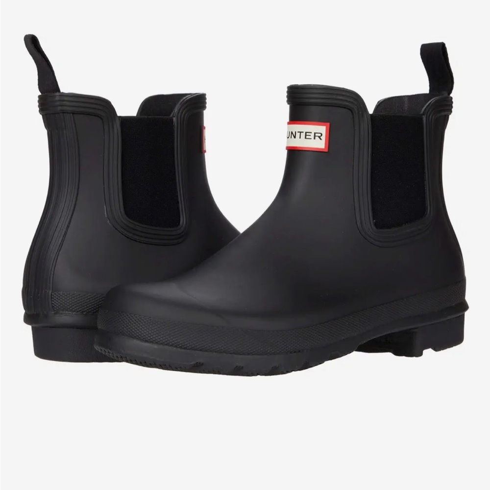 Hunter Women's Original Chelsea Boots Size 8 Black